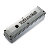 Proform 141-913 Engine Valve Cover; 2-Piece Tall Style; Die Cast; Polish w/Bowtie Logo; SB Chevy