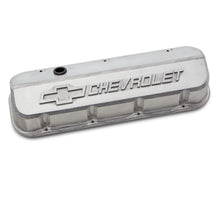 Load image into Gallery viewer, Engine-Valve-Covers;-Tall;-Die-Cast;-Bb-Chevy;-Pdrcoat-Ready-W-Raised-Chevy-Logo