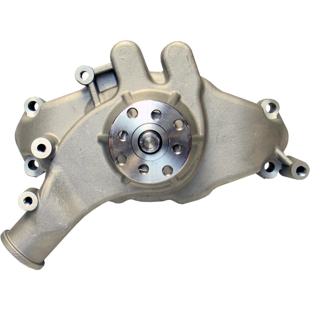 Engine-Water-Pump;-Mechanical-Long-Style;-High-Flow-Model;-Satin;-Bb-Chevy