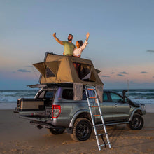 Load image into Gallery viewer, Esperance-Compact-Hard-Shell-Rooftop-Tent;-Includes-Tent-Internally-Stored-Telescoping-Ladder-Mattress-And-Cover-Internal-And-External-Led-Lighting;