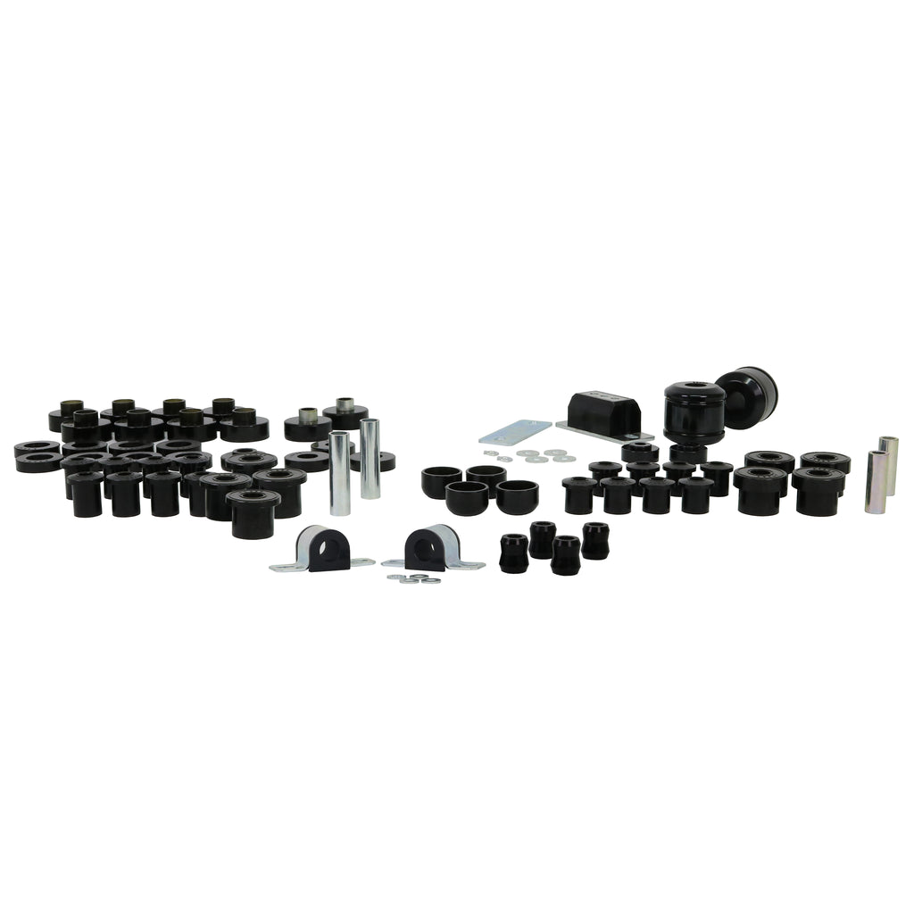 Essential-Vehicle-Kit-56-Bushings-2-Saddles-4-Tubes-1-Mount-2-Bolts-2-Nuts-8-Washers-Grease-Install-Guide