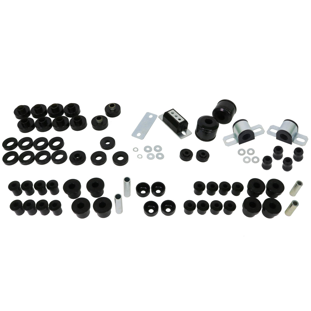 Essential-Vehicle-Kit-56-Bushings-2-Saddles-4-Tubes-1-Mount-2-Bolts-2-Nuts-8-Washers-Grease-Install-Guide