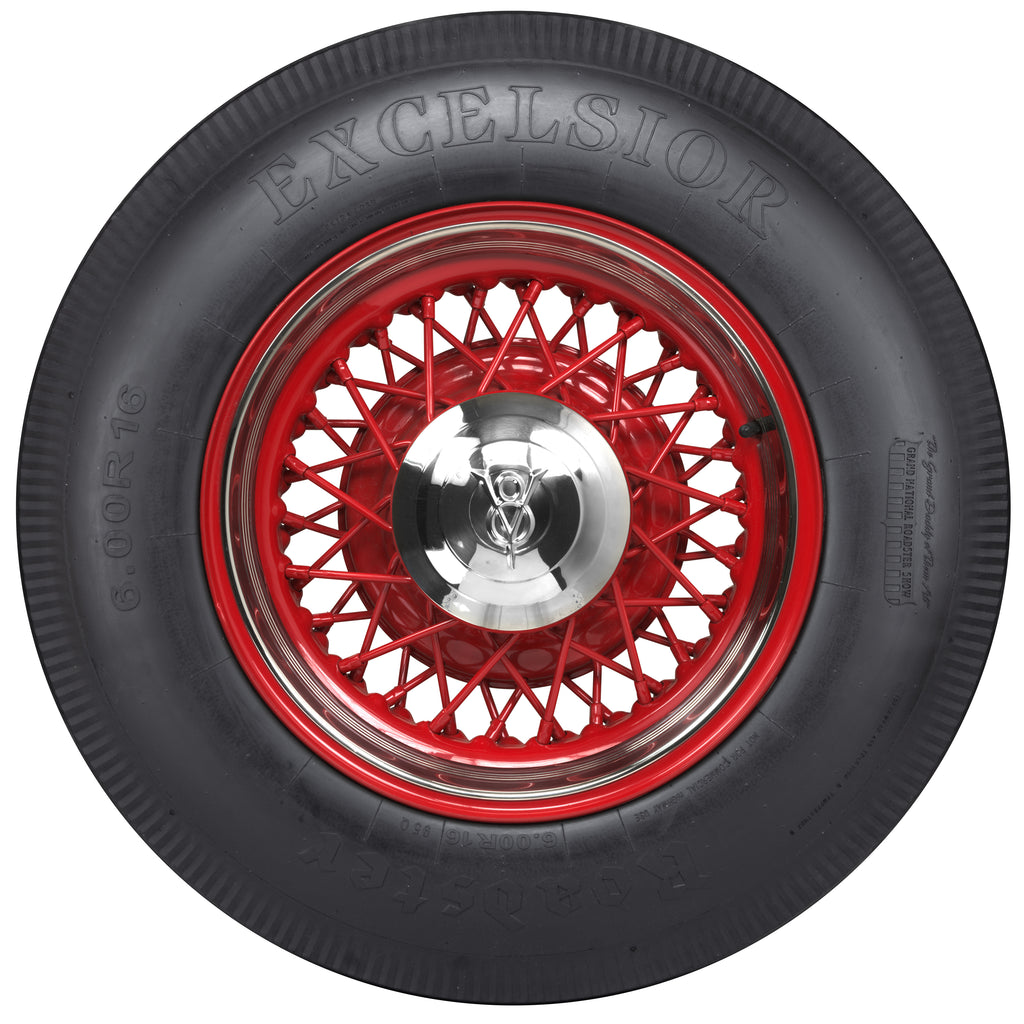 Coker 518105 650R16 ROADSTER BLACK for Select Allard Safari, Bentley R Type, Buick Roadmaster Series 70, Buick Special 40, Buick Special Series 40-B, Buick Super Series 50, Chevrolet C30 Pickup, Chrysler Airstream Deluxe Series CZ, Chrysler Imperial,