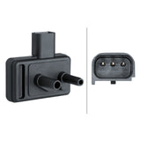 Hella 009409431 Exhaust Gas Differential Pressure Sensor