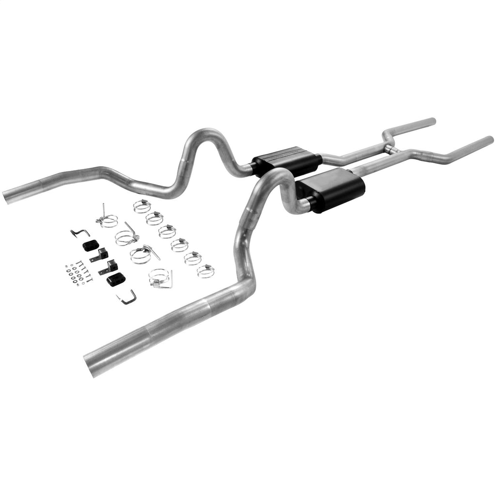 Exhaust-Kits-American-Thunder-6872-Gm-Abody-V8-All-3.00In-Mandrel-Bent-Tubi