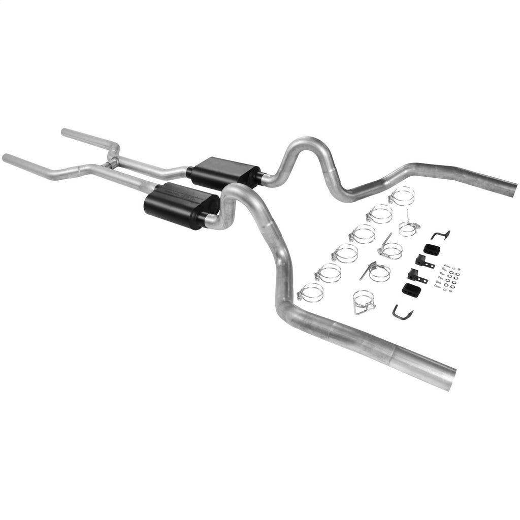 Exhaust-Kits-American-Thunder-6872-Gm-Abody-V8-All-3.00In-Mandrel-Bent-Tubi