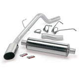 Banks Power 48575 Monster Exhaust System, 3-inch Single Exit, Chrome Tip