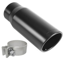Load image into Gallery viewer, Exhaust-Tip-2.75In-Id3.5In-Od-12In-Oal-Ss-Blk-WClamp-Ea