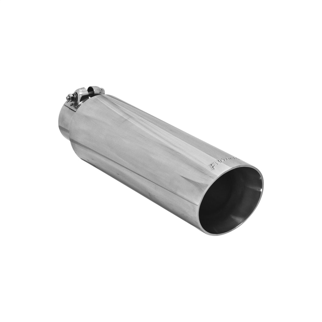 Exhaust-Tip-Logo-Embossed-Polished-Stainless-Double-Wall-Angle-Cut