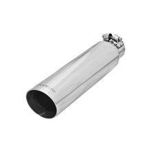 Load image into Gallery viewer, Exhaust-Tip-Logo-Embossed-Polished-Stainless-Double-Wall-Angle-Cut