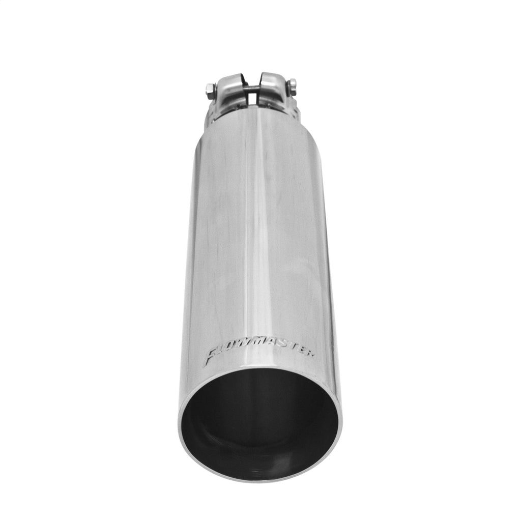 Exhaust-Tip-Logo-Embossed-Polished-Stainless-Double-Wall-Angle-Cut