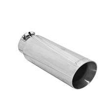 Load image into Gallery viewer, Exhaust-Tip-Logo-Embossed-Polished-Stainless-Double-Wall-Angle-Cut