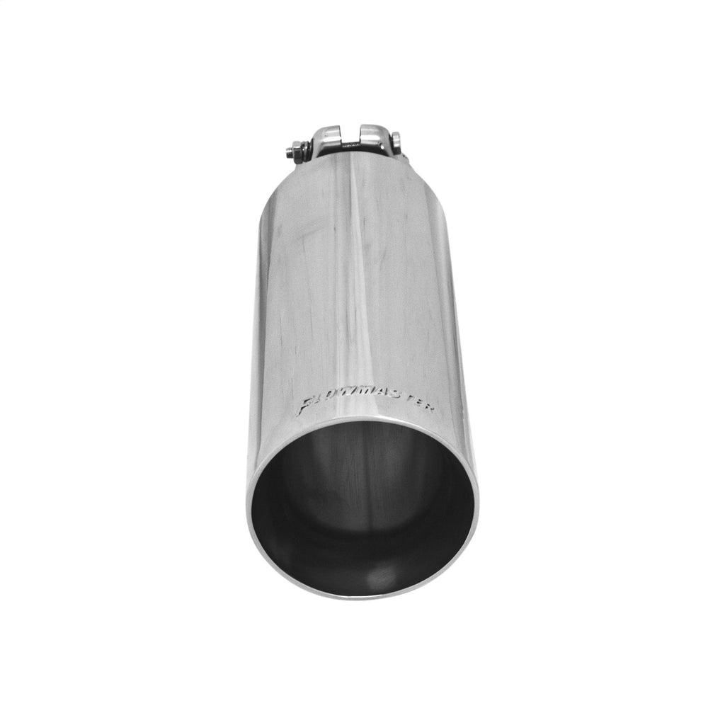 Exhaust-Tip-Logo-Embossed-Polished-Stainless-Double-Wall-Angle-Cut