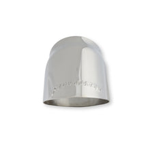 Load image into Gallery viewer, Exhaust-Tip-Logo-Embossed-Polished-Stainless-Single-Wall-Angle-Cut-Round-3.