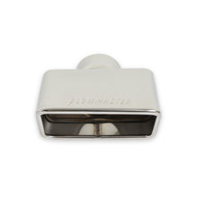 Load image into Gallery viewer, Exhaust-Tip-Logo-Embossed-Polished-Stainless-Single-Wall-Angle-Rolled-Edge-3