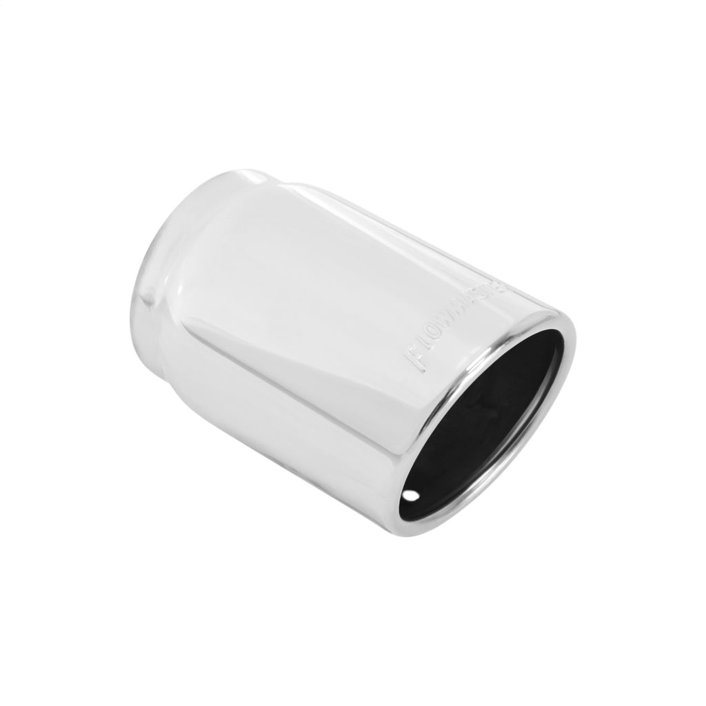 Exhaust-Tip-Logo-Embossed-Polished-Stainless-Single-Wall-Angled
