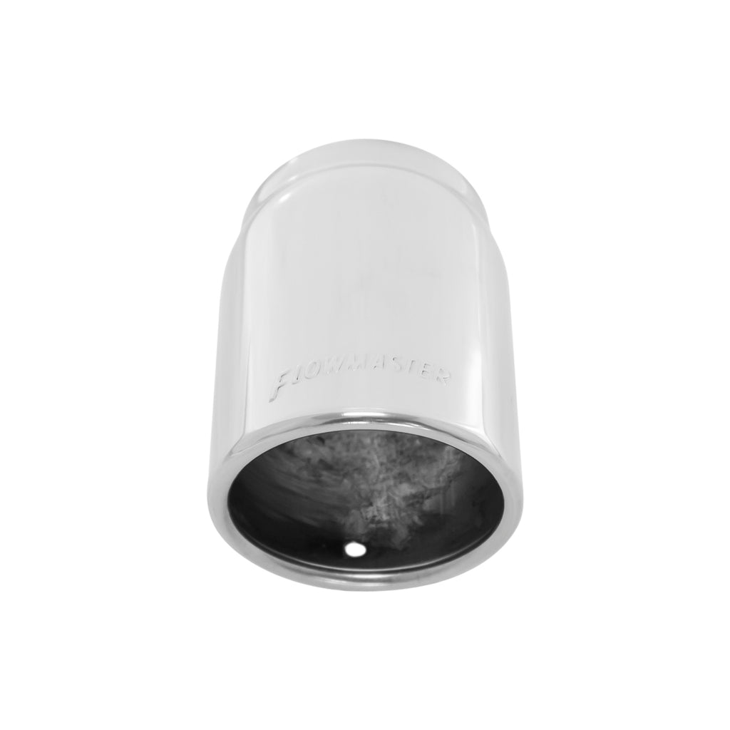 Exhaust-Tip-Logo-Embossed-Polished-Stainless-Single-Wall-Angled