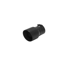 Load image into Gallery viewer, Exhaust-Tip-Logo-Embossed-Ss-Black-Ceramic-Coated-Double-Wall-Angle-Cut-4.