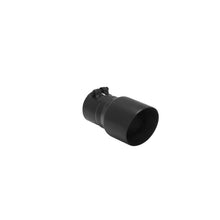 Load image into Gallery viewer, Exhaust-Tip-Logo-Embossed-Ss-Black-Ceramic-Coated-Double-Wall-Angle-Cut-4.