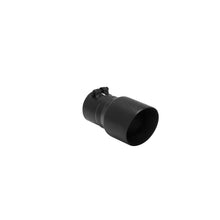 Load image into Gallery viewer, Exhaust-Tip-Logo-Embossed-Ss-Black-Ceramic-Coated-Double-Wall-Angle-Cut-4.