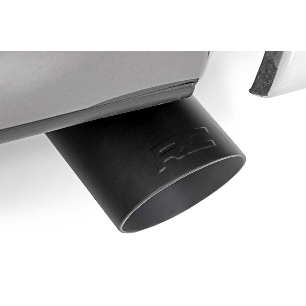 Exhaust-Tip-WRc-Logo-For-Vehicles-W2.5-3-Inch-Inlets-Flat-Black-Each-Rough-Country