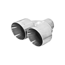 Load image into Gallery viewer, Exhaust-TipDualRoundWeldonStainless-Plist2.5In-Inlet10In-Length