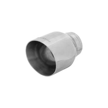Load image into Gallery viewer, Exhaust-TipSingleRoundClamponStainless-Polished-2.5In-Inlet5.25In-Length