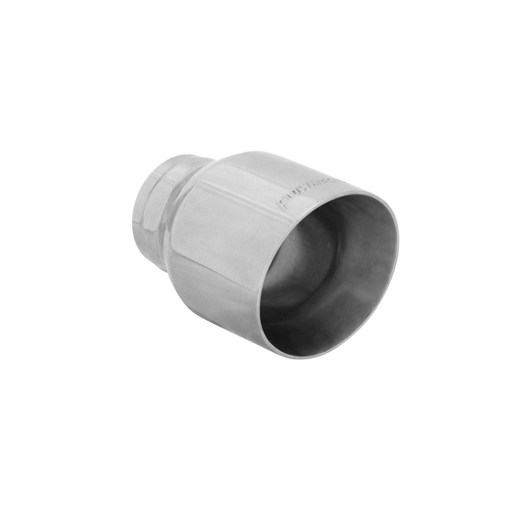 Exhaust-TipSingleRoundClamponStainless-Polished-2.5In-Inlet5.25In-Length