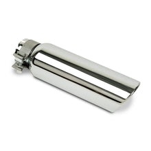 Load image into Gallery viewer, Exhaust-Tips-Angle-Cut-WRolled-Edge-(Inlet-3-12In.--Length-14In.--Outlet-6In.)---Chrome
