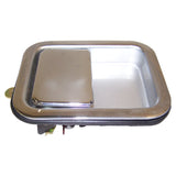 Crown Automotive J5758172 Exterior Chrome Door Handle for 81-86 CJs and All YJs & TJs w/ Full Steel Doors