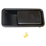 Crown Automotive 55176548AB Exterior Right Black Door Handle for 1987-2006 YJ & TJ Wranglers w/ Half Doors
