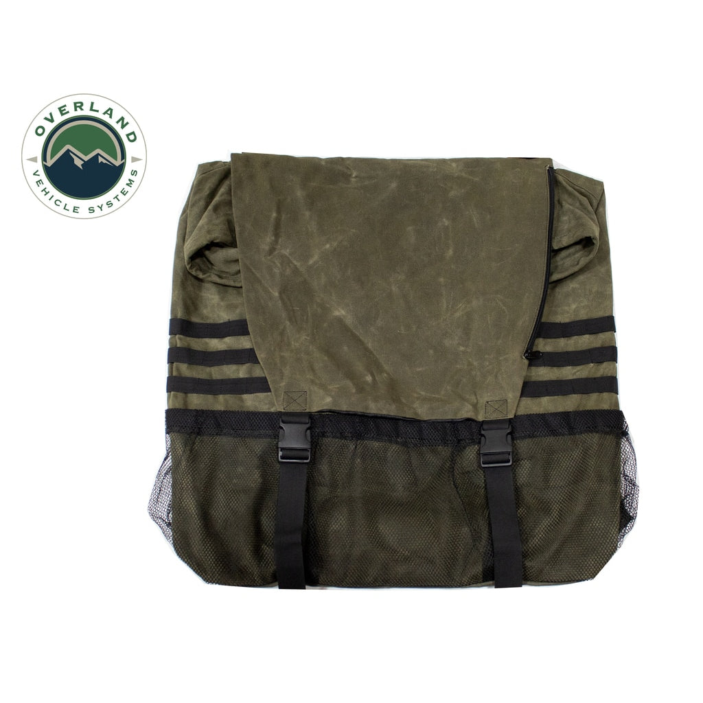 Extra-Large-Trash-Bag-Tire-Mount-16-Lb-Waxed-Canvas-Universal-Overland-Vehicle-Systems
