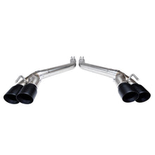 Load image into Gallery viewer, Kooks Custom Headers 22604161MD 3in. Connection Back Muffler Delete Exhaust System w/Black Quad Tips for Select Chevrolet Camaro