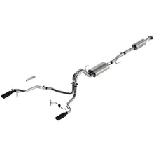 Load image into Gallery viewer, F-150-2021-3.3L-Cc-Sb-Ec-Stb-XlXltLariatKrPlnmLtd-32.25-Sre-Cat-Back-Atak-Black-Chr-Tips
