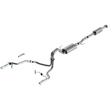 Load image into Gallery viewer, F-150-2021-3.3L-Cc-Sb-Ec-Stb-XlXltLariatKrPlnmLtd-32.25-Sre-Cat-Back-Atak-Chrome-Tips