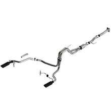 Load image into Gallery viewer, F-150-2021-5.0L-2Dr-Rc-Sb-(122.8-Wb)-XlXlt-32.25-Sre-Cat-Back-Atak-Black-Chrome-Tips