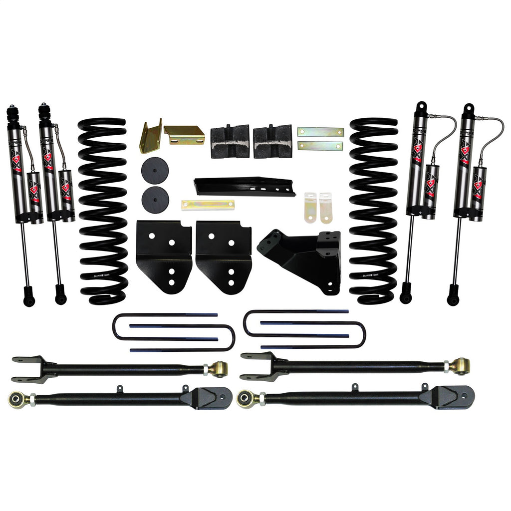 Skyjacker F114024K-X 4 in. Suspension Lift Kit With ADX 2.0 Remote Reservoir Monotube Shocks. for Select Ford F-250 Super Duty