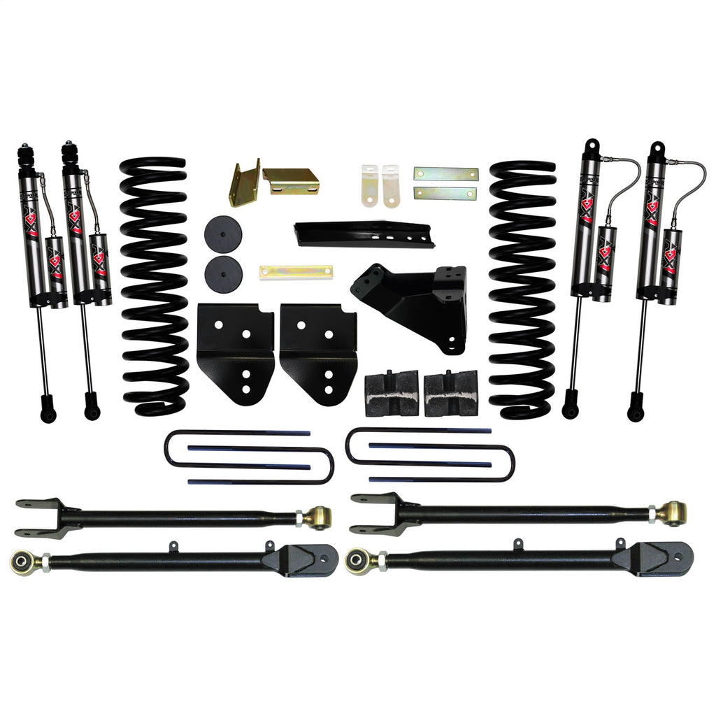 Skyjacker F114524K-X 4 in. Suspension Lift Kit With ADX 2.0 Remote Reservoir Monotube Shocks. for Select Ford F-250 Super Duty