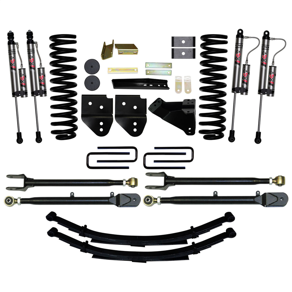 Skyjacker F114524KS-X 4 in. Suspension Lift System With ADX 2.0 Remote Reservoir Monotube Shocks. for Select Ford F-250 Super Duty