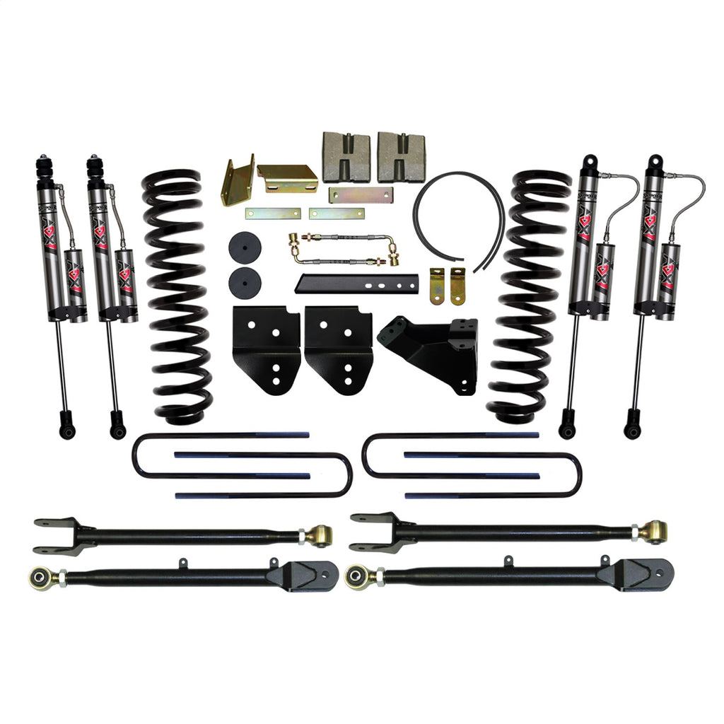Skyjacker F116524KH-X 6 in. Suspension Lift Kit With ADX 2.0 Remote Reservoir Monotube Shocks. for Select Ford F-350 Super Duty