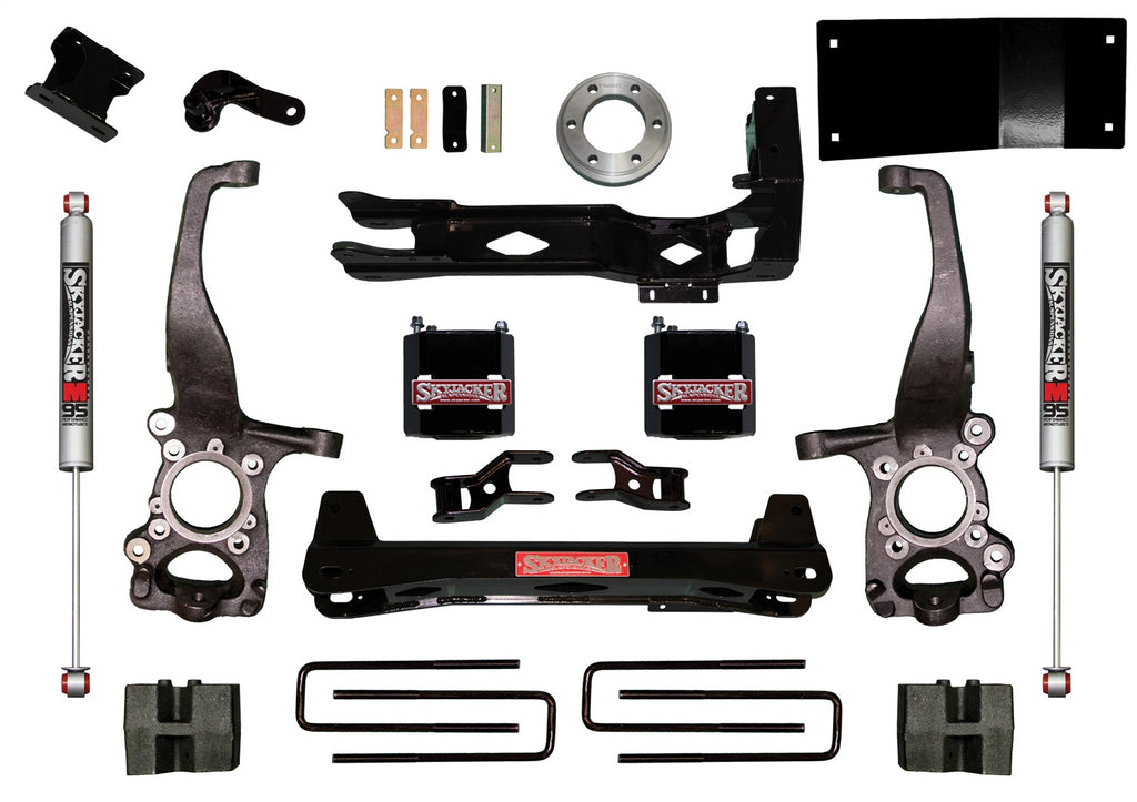 Skyjacker F1560BKM 6IN. KT 15 F150 4WD SPACER; M95 for Select Ford F-150