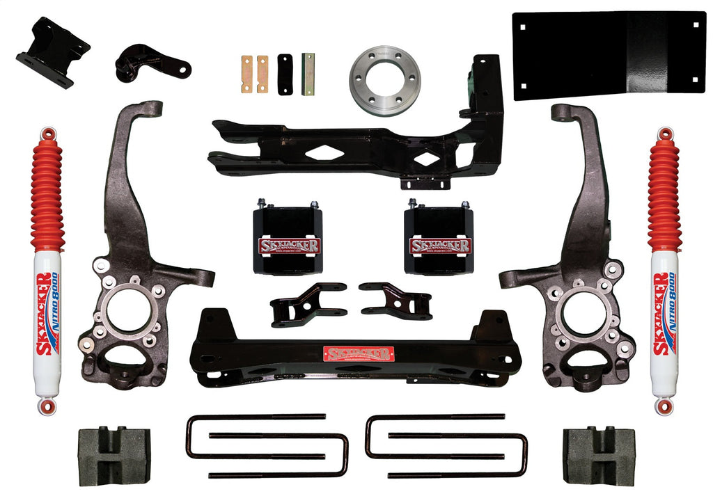 Skyjacker F1560BKN 6IN. KT 15 F150 4WD SPACER; N80 for Select Ford F-150