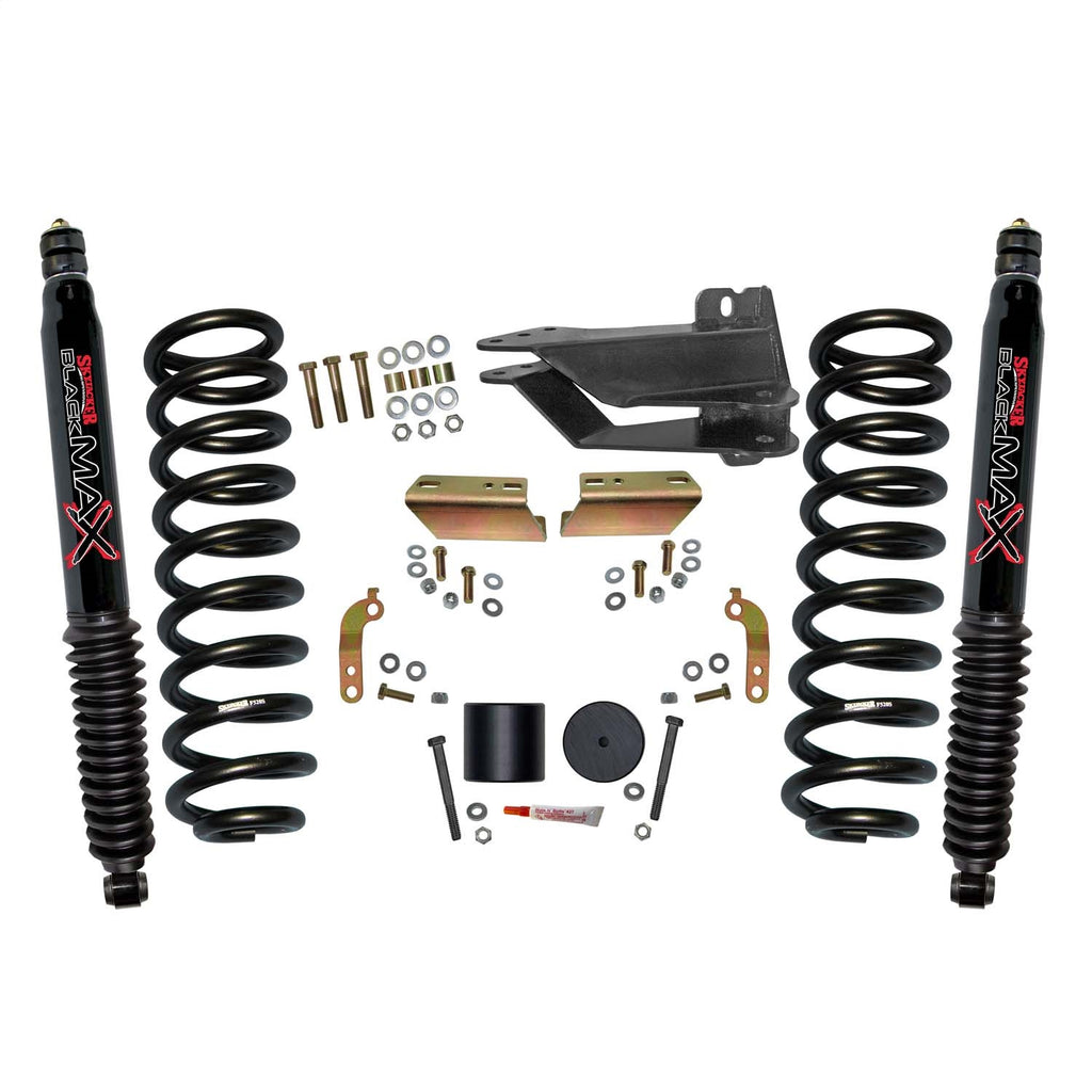 Skyjacker F1720VBK-B 2.5 in. Front Leveling Kit With Black MAX Shocks. for Select Ford F-250 Super Duty, Ford F-350 Super Duty