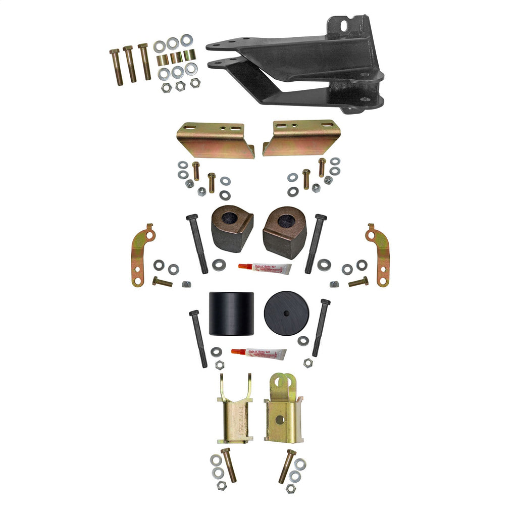 Skyjacker F1725MSB 2.5 in. Front Leveling Kit With Coil Spacers and Shock Extensions. for Select Ford F-250 Super Duty, Ford F-350 Super Duty