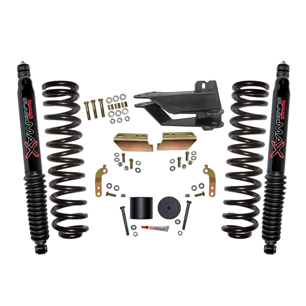 Skyjacker F1725VBK-B 2.5 in. Front Leveling Kit With Black MAX Shocks. for Select Ford F-250 Super Duty, Ford F-350 Super Duty