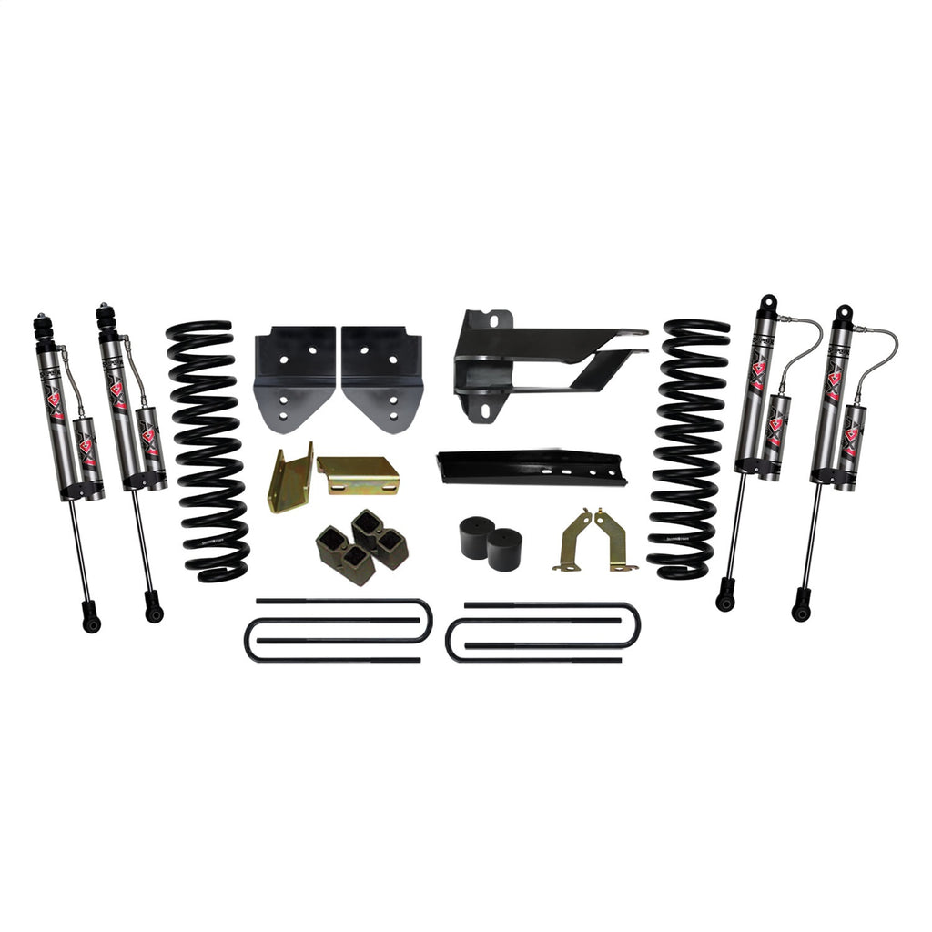 Skyjacker F17401K-X 4 in. Suspension Lift Kit With ADX 2.0 Remote Reservoir Monotube Shocks. for Select Ford F-250 Super Duty