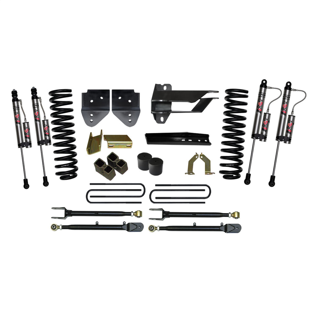 Skyjacker F174024K-X 4 in. Suspension Lift Kit With ADX 2.0 Remote Reservoir Monotube Shocks. for Select Ford F-250 Super Duty