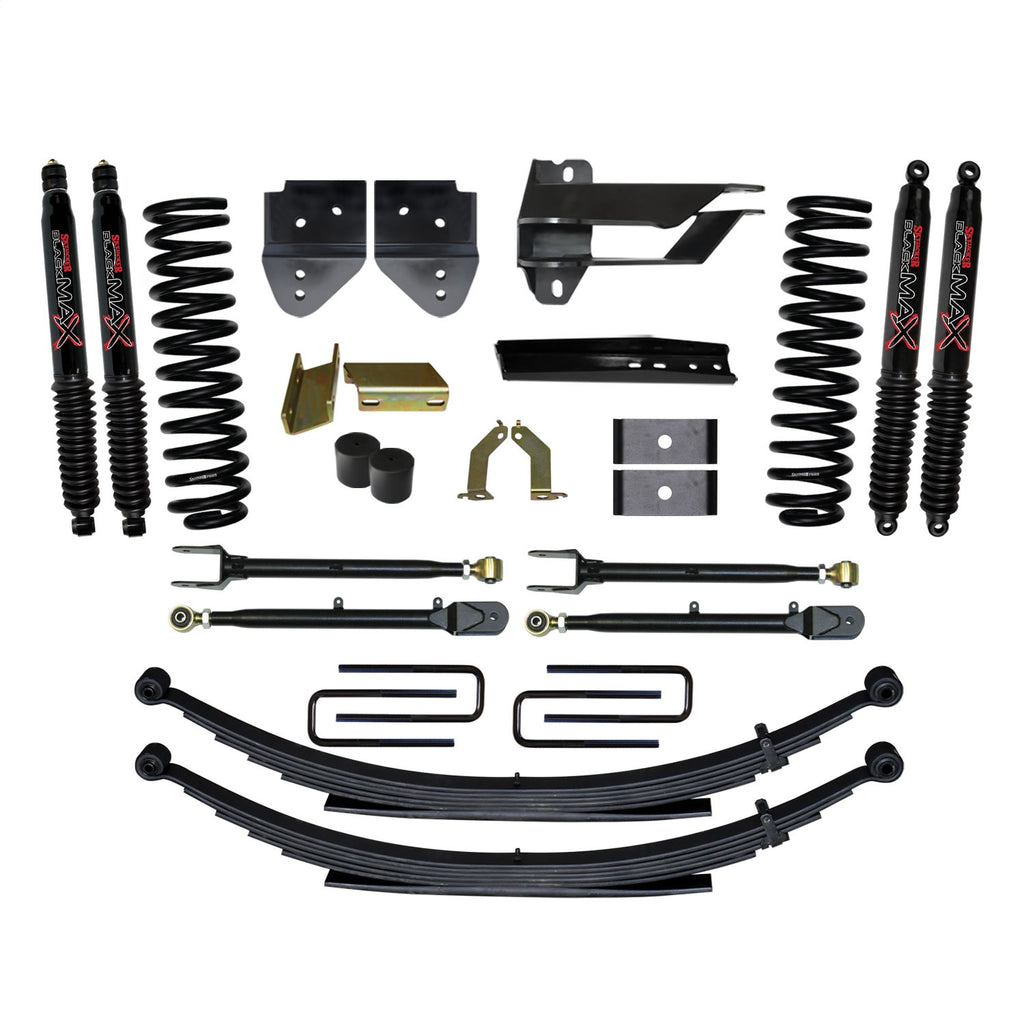Skyjacker F174024KS-B Suspension Lift Kit w/Shock for Select Ford F-250 Super Duty, Ford F-350 Super Duty