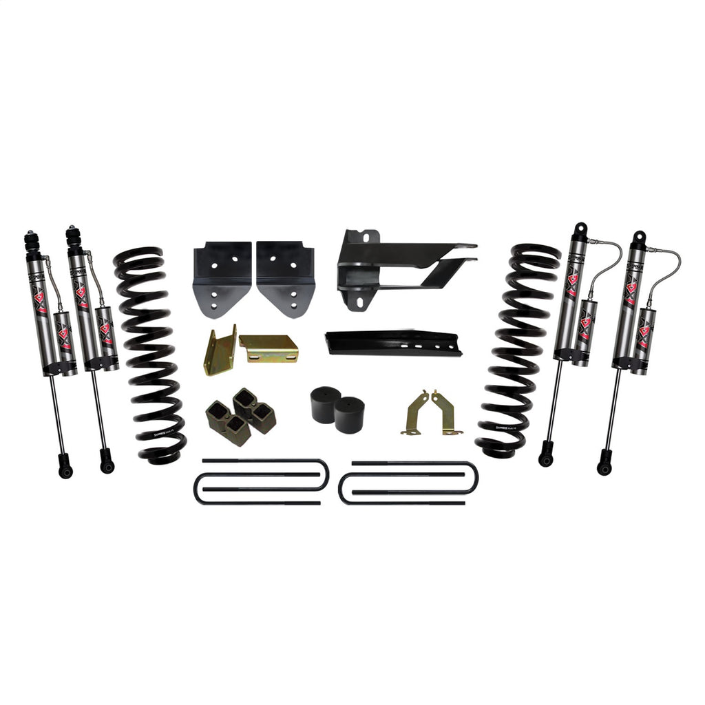 Skyjacker F17451K3-X 4 in. Suspension Lift Kit With ADX 2.0 Remote Reservoir Monotube Shocks. for Select Ford F-350 Super Duty