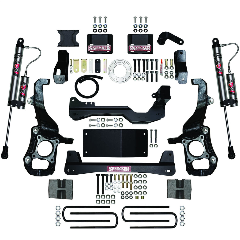 Skyjacker F2145BKX 4.5 in. Suspension Lift Kit With ADX 2.0 Remote Reservoir Monotube Shocks. for Select Ford F-150